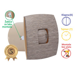 VENTILATOR KUPATILSKI MTG A100XS-T SVETLO DRVO