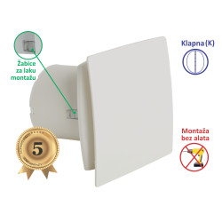 VENTILATOR KUPATILSKI MTG A100XM-K BEŽ