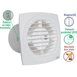 VENTILATOR KUPATILSKI MTG A100-PPK