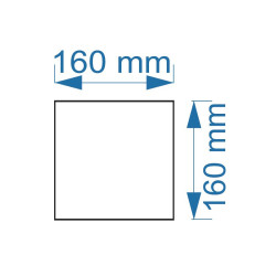 MASKA ZA VENTILATOR KUPATILSKI MTG A100M PVC ZLATNA