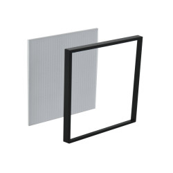 MASKA ZA VENTILATOR KUPATILSKI MTG A100M PVC RAM ZA PLOČICE CRNA