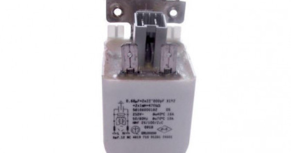 Filtre Anti-parasite Whirlpool 0,68MF - 1,0MF - Réf. 481212118285 (remplace 481212118276), Neuf