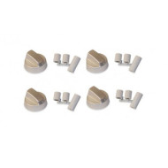 DUGME ZA PROFESIONALNI ŠPORET SIVO SA REDUKCIJOM KOMPLET 4 KOMADA