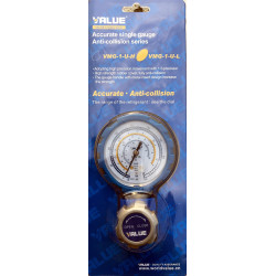 Manometarska baterija-solo VALUE VMG-1-U-L za R410A, R134a, R407C, R404A za NP