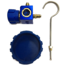 Slavina sa vidnom staklom i gumenom zaštitom za manobaterije VMG-1-S-L Value