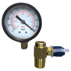 Vakummetar i adapter TG3 D=50mm/NPT 1/8" Value