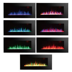 PROSTO električni nazidni multikolor kamin 2000W