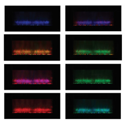 PROSTO električni nazidni multikolor kamin 2000W
