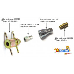 Adapter za hansen i pumpu 1/4" Adapter za hansen i pumpu 1/4"