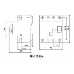 SKLOPKA FID 25/0.03A EFI-4 Eti