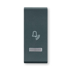 MODE Taster 1M zvono i indikacijom antracit (65422.A)