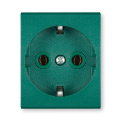 MODE utičnica dvopolna.16A 2M zelena (651.12)