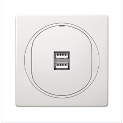 E6161.00 USB punjač EON 2xUSB beli