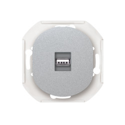 E6162.S Priključnica bez maske EON USB/USB female Keystone