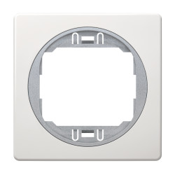 E6801.K2S Maska jednostruka EON bela soft sa silver nosačem