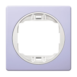 E6801.V0 Maska jednostruka EON lavanda sa belim nosačem