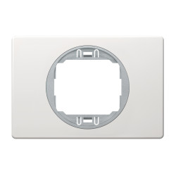 E6803.0S Maska jednostruka EON bela sa silver nosačem
