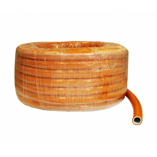 Armirano baštensko crevo 1" (col) do 10 bar-a narandžasto - pakovanje 50m
