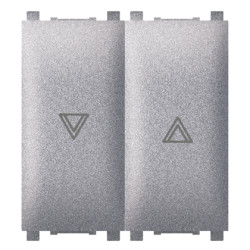 Taster sklopka za roletne silver (72114.S)