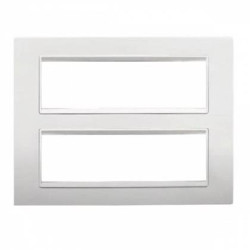 EXPERIENCE Maska 2x7M vertikalna bela sa belim nosačem