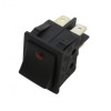 PREKIDAČ ZA KAFE APARAT BIPOLARNI CRNI 16A 250V 22X30MM 120C