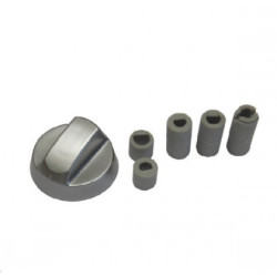 DUGME ZA PROFESIONALNI ŠPORET SREBRNO SA 5 ADAPTERA