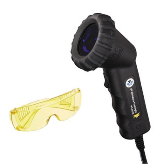 UV LAMPA MINI 12V/50W I NAOČARE ZA DETEKCIJU CURENJA GASA MASTERCOOL