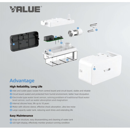 Pumpa za kondenz vodu M2 Value