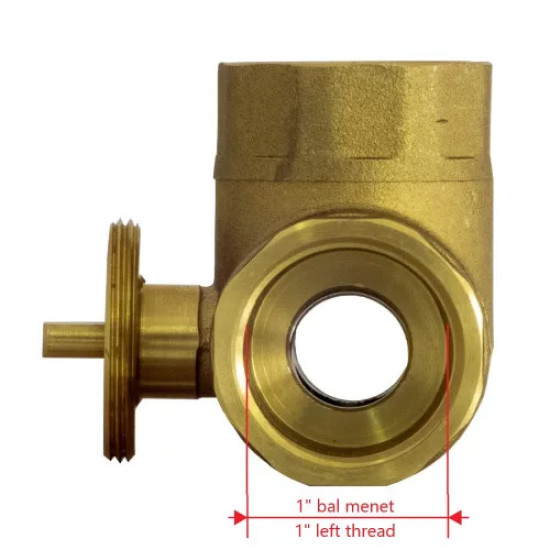 Elektromagnetni ventil, kuglasti sa tri priključka